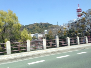 松山城を遥かに望む