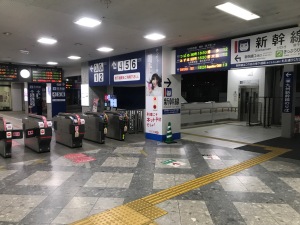 2017.10熊本駅在来線改札