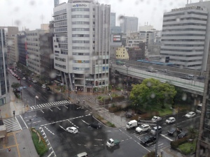 雨の北堀江