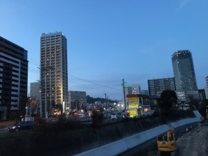 2018.02夕方の熊本駅周辺