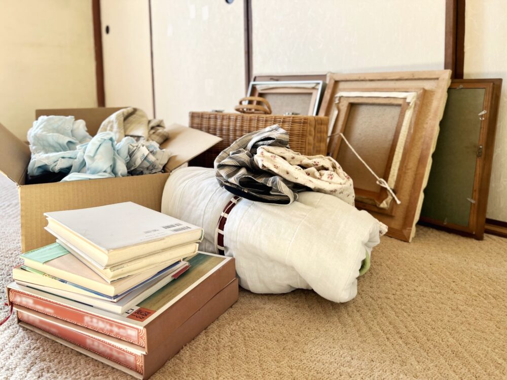 不動産買取集客で使えるチラシにはランドマークと残置物写真を!